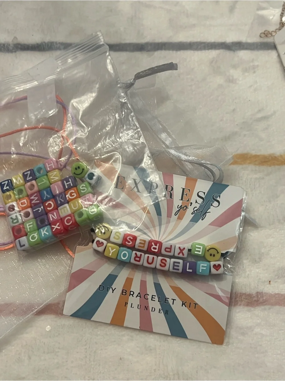 Express Pastel Multicolor 'EXPRESS YOURSELF' DIY Bracelet Kit